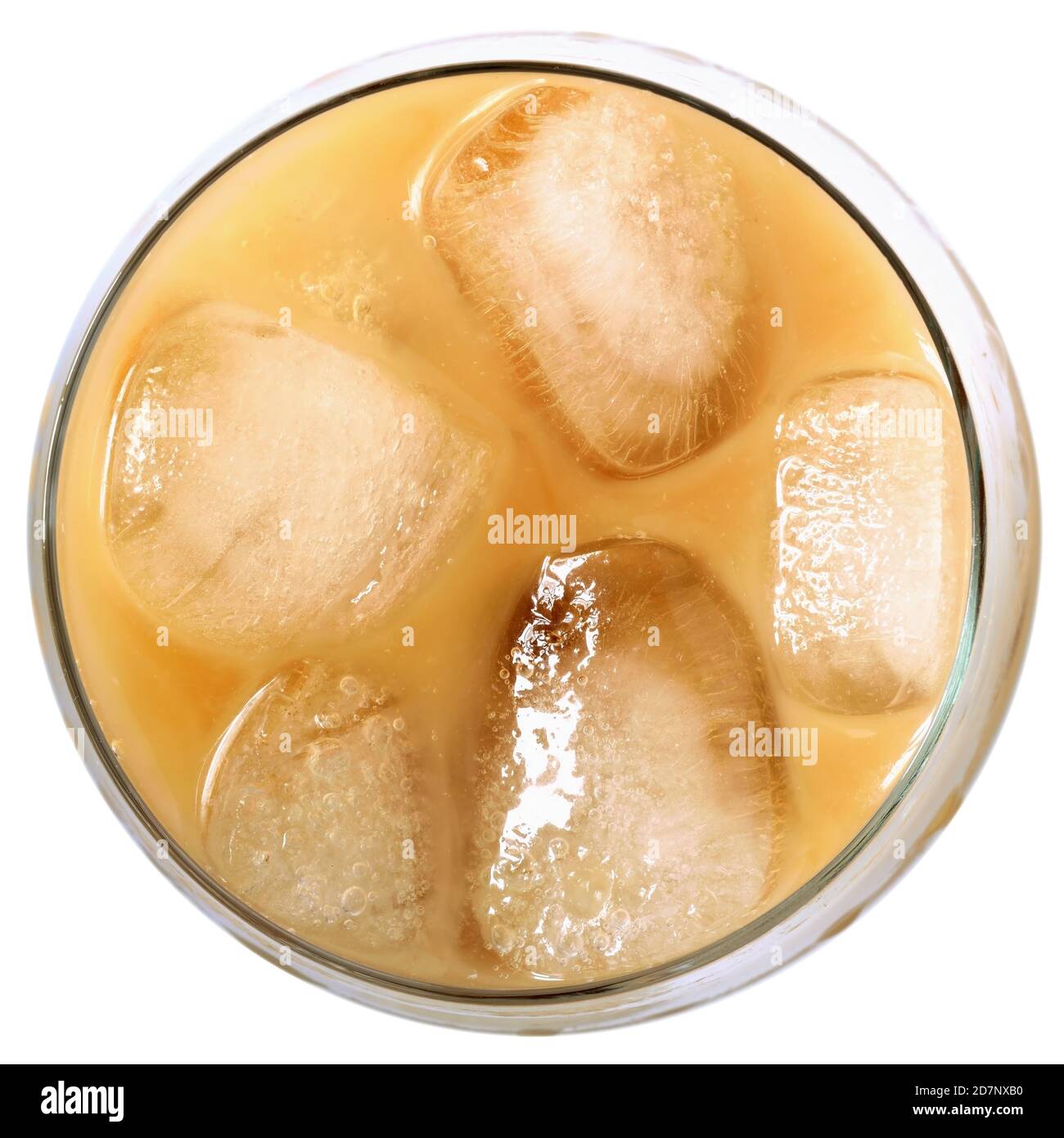 https://c8.alamy.com/comp/2D7NXB0/glass-with-iced-coffee-top-view-isolated-on-white-background-2D7NXB0.jpg