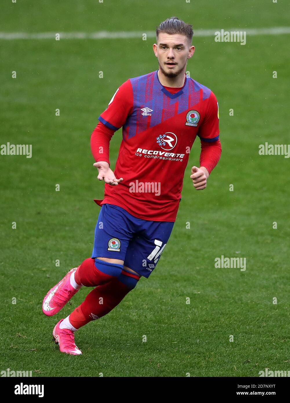 Blackburn Rovers Harvey Elliott In Action During The Sky Bet Championship Match At St Andrews Birmingham Stock Photo Alamy