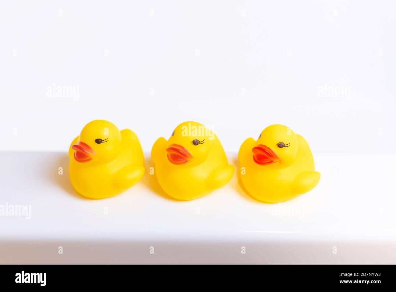 Ducks For Bathing Baby In The Bathroom Selective Focus Nature Stock Photo Alamy