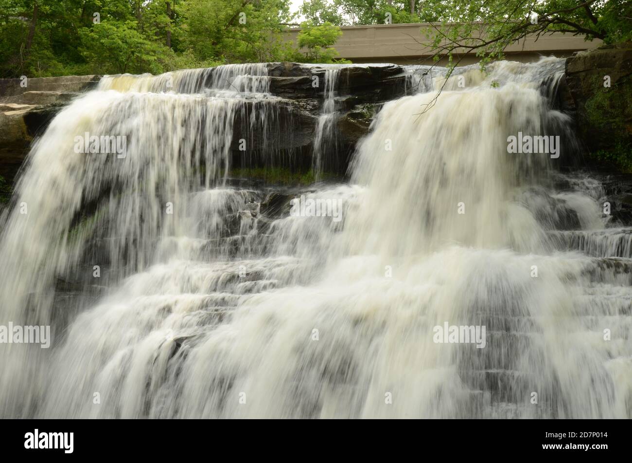 Brandywine Falls in the Cuyahoga Valley National Park Stock Photo