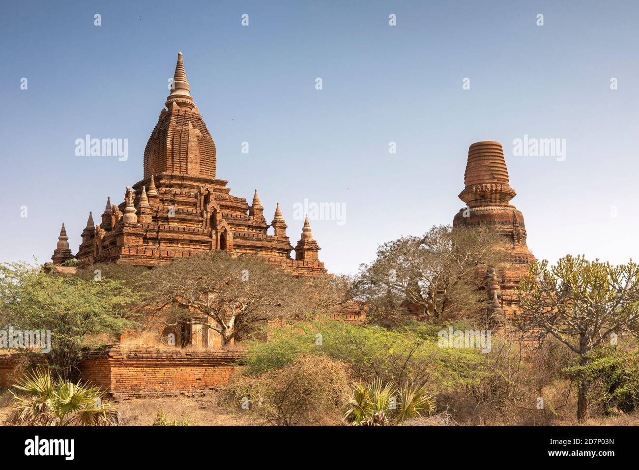 Ancient Sein Nyet Amat at Bagan, Myanmar Stock Photo