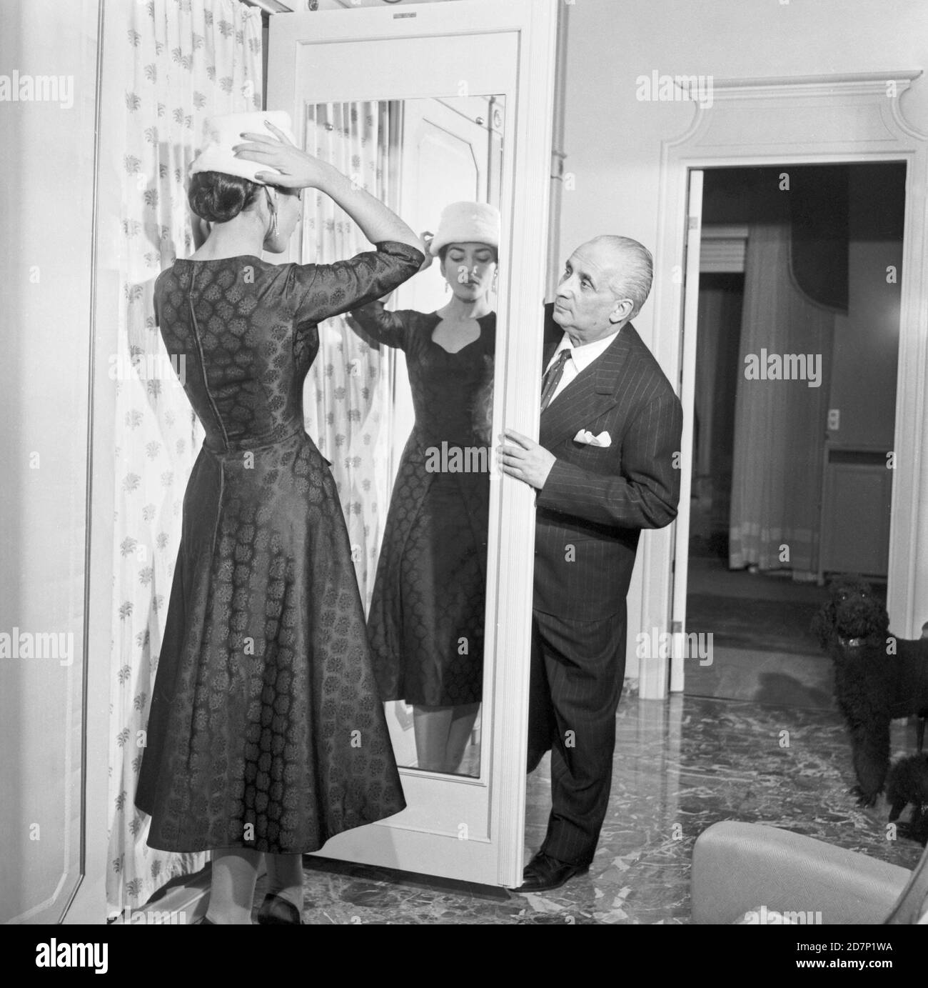Maria callas husband giovanni meneghini hi-res stock photography and