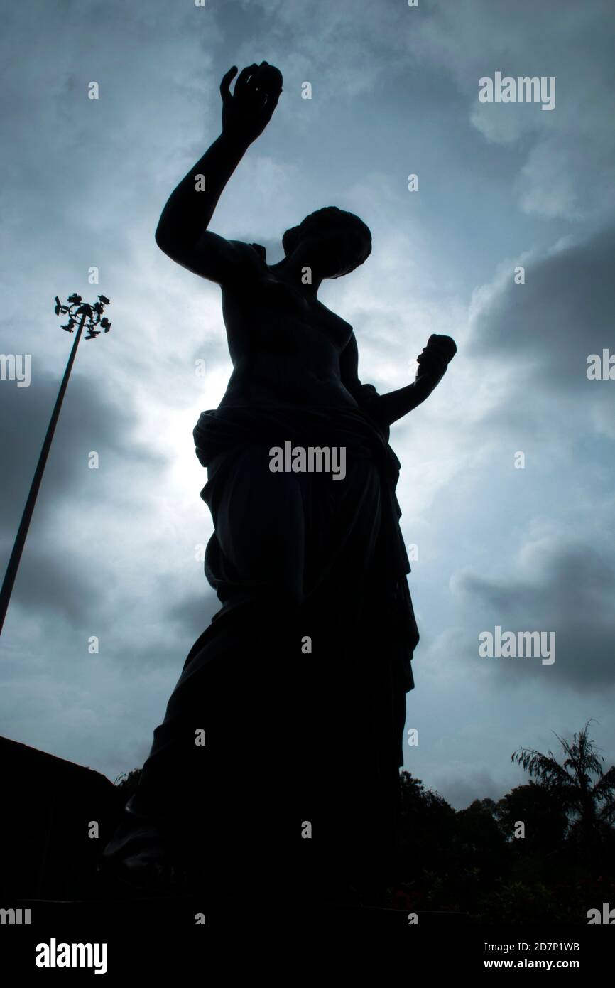 Statue at Sayaji Baug, Vadodara, Gujarat, India. Stock Photo