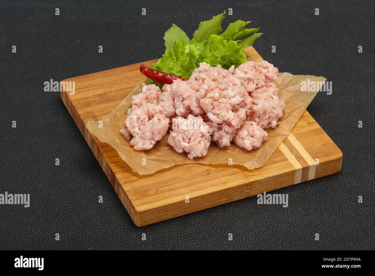 Homemade pork minced meat ready for cooking Stock Photo - Alamy