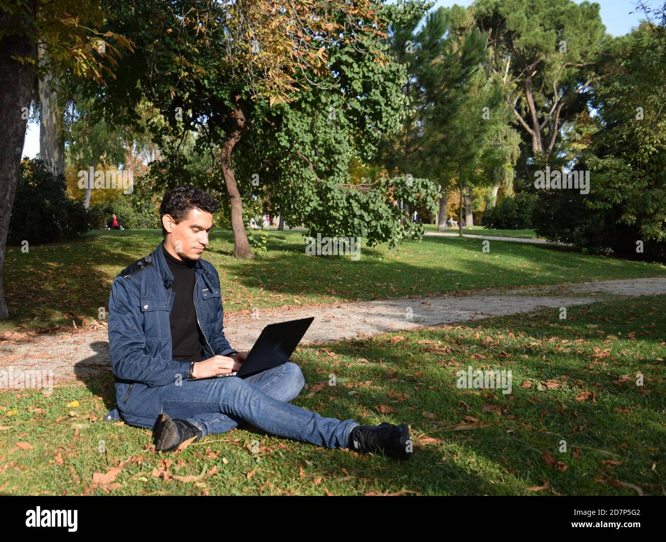 Digital Nomad Spain Stock Photo Alamy