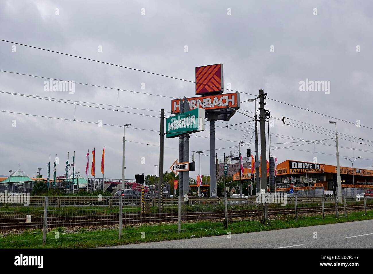 Vienna, Austria. Shopping centers on the outskirts of Vienna Stock Photo -  Alamy