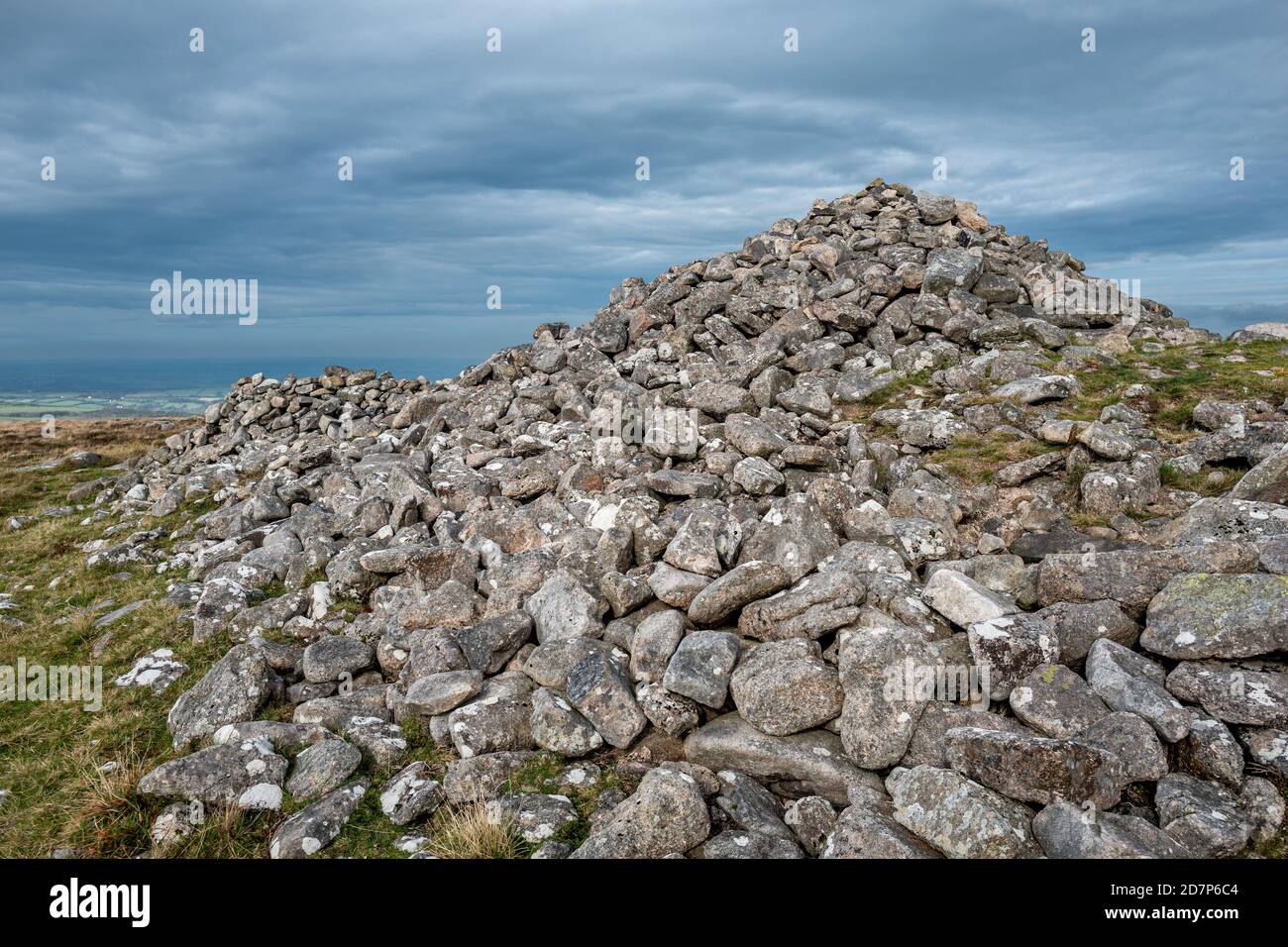 Cosdon Beacon on Dartmoor in Devon Stock Photo Alamy