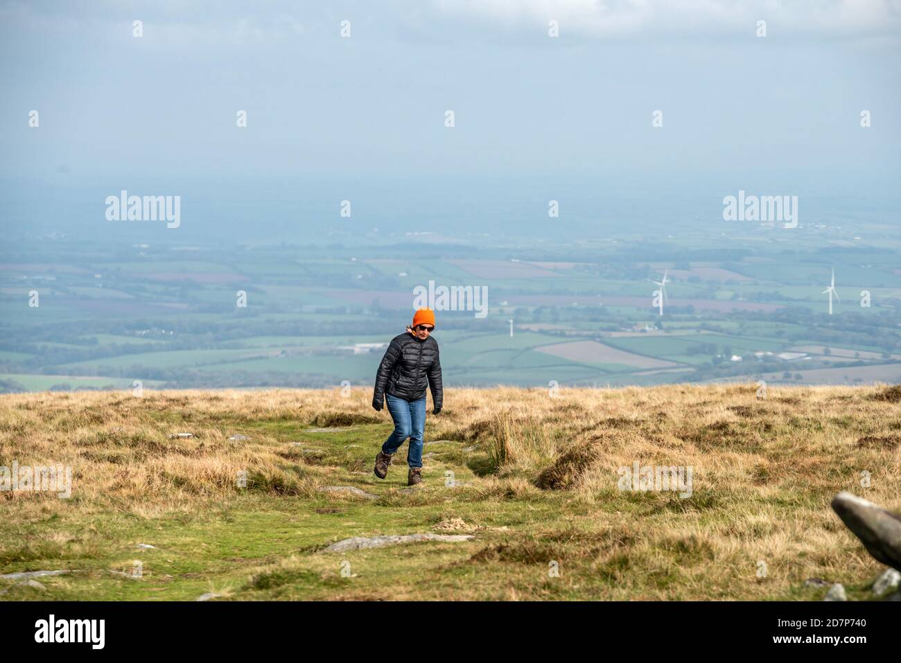 Cosdon Beacon on Dartmoor in Devon Stock Photo Alamy