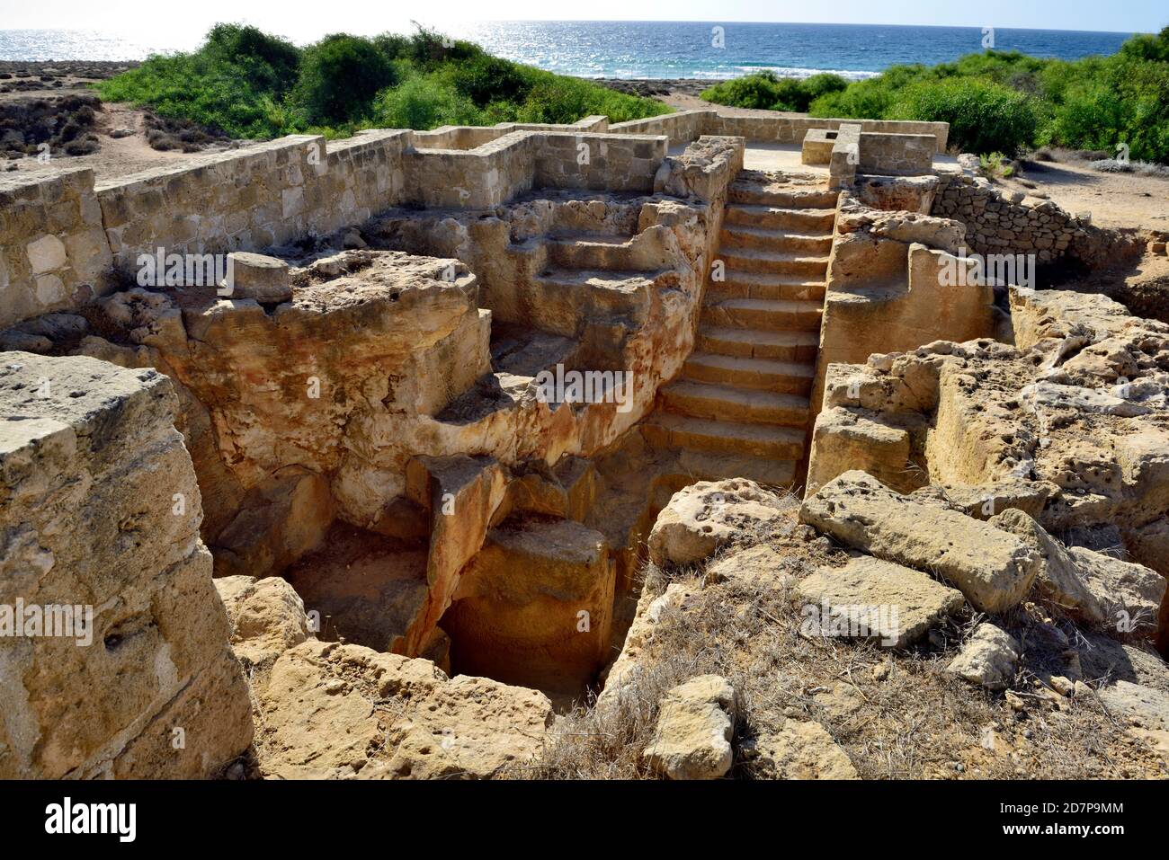 Paphos archaeological park ruins hi-res stock photography and images ...