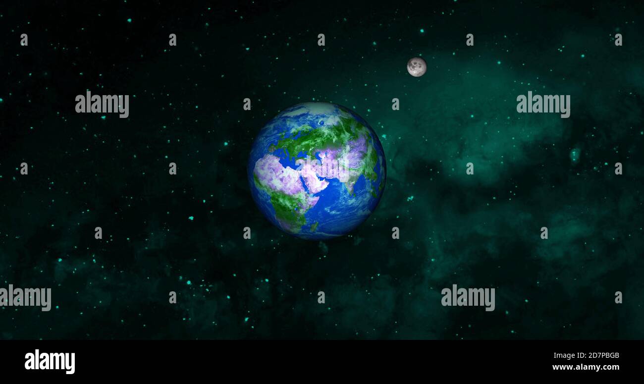 3d Rendered Planet 3d rendered photo realistic earth planet. Beautiful green earth planet ...