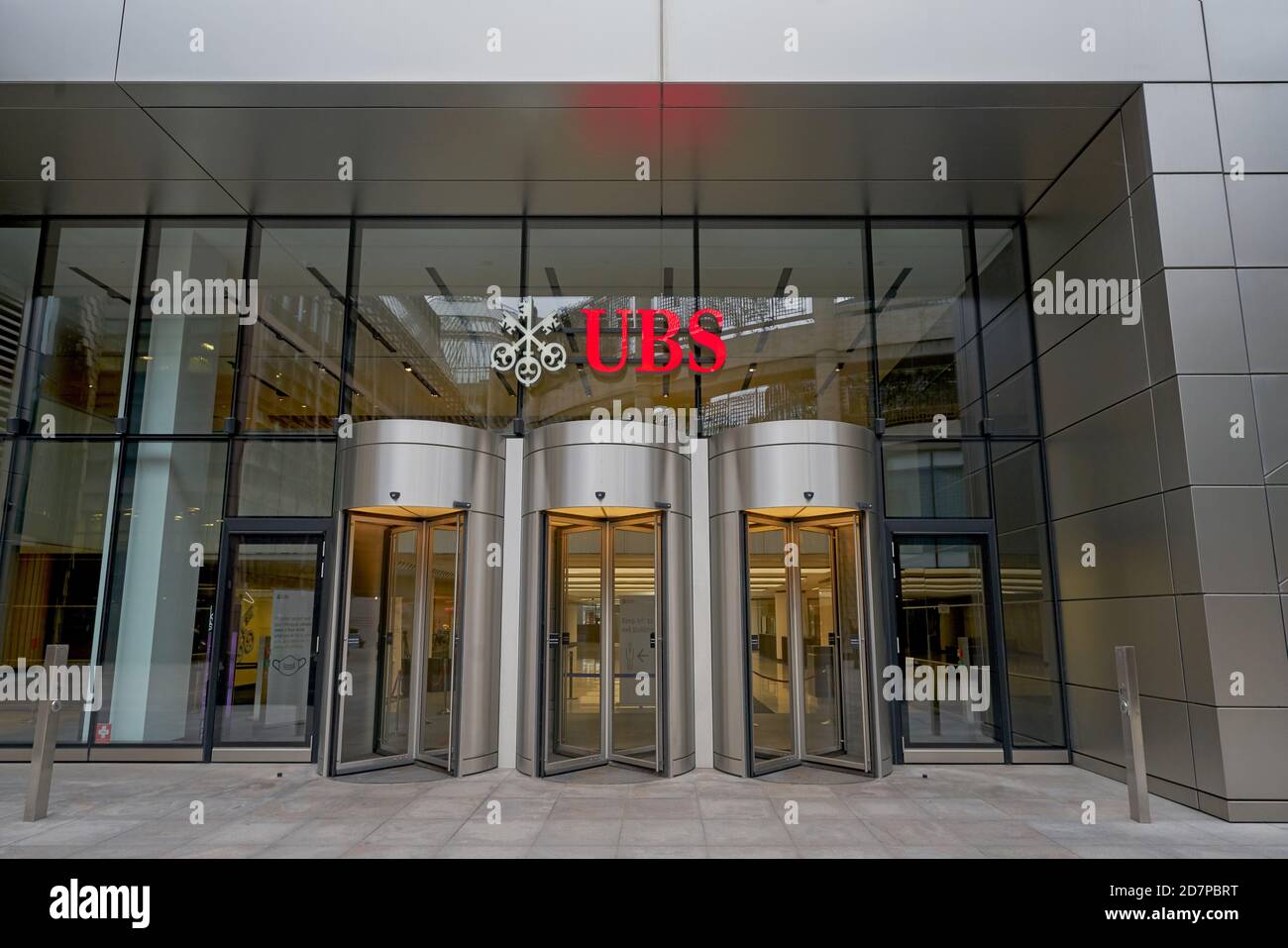 ubs building in broadgate london Stock Photo