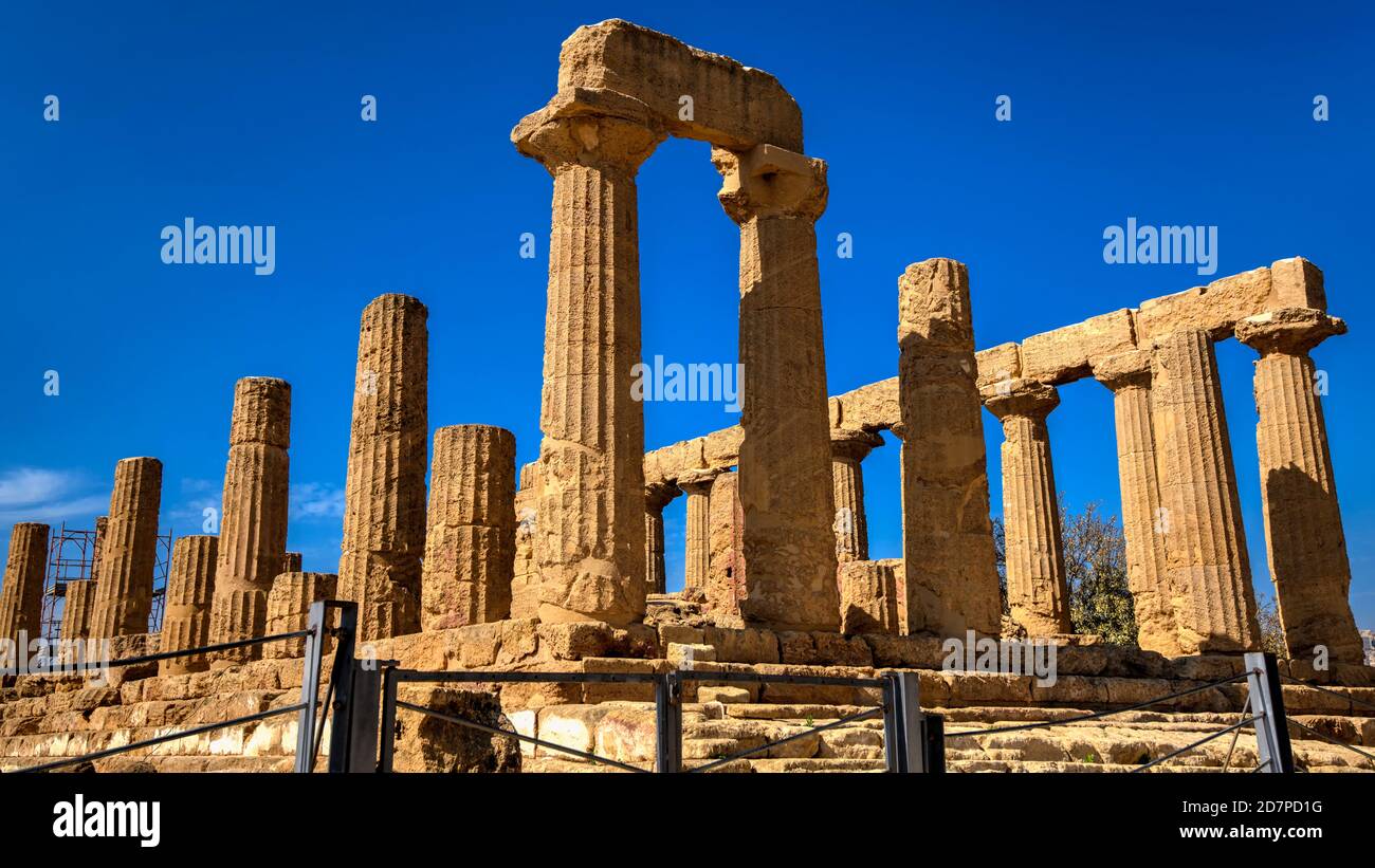 Agrigento - Sicily, Italy, Sicily, Italy: Temple of Juno - …