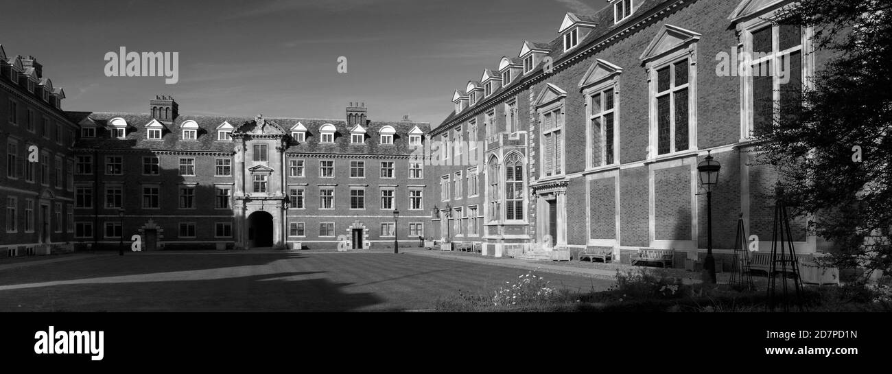 View of the entrance to St Catherines college, Trumpington Street, Cambridge City, Cambridgeshire, England, UK Stock Photo