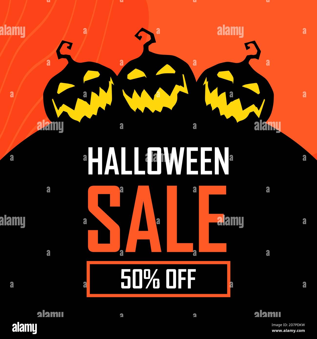 Halloween sale banner. Halloween backgrounds. Flyers or templates for ...