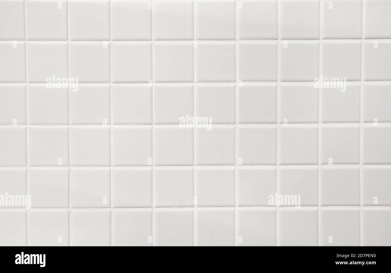 White tiles texture white bathroom hi-res stock photography and images -  Alamy
