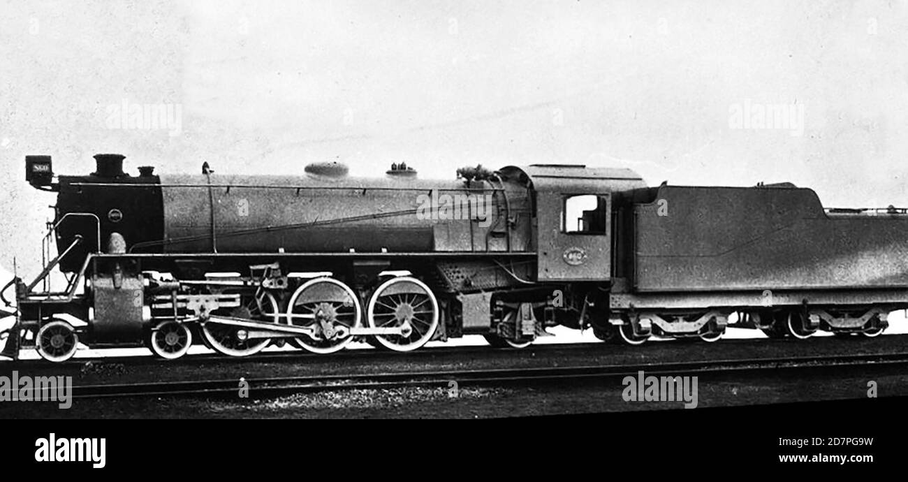 South Africa History: SAR Class MJ1 1673 (2-6-6-0) ca. 1930 Stock Photo -  Alamy