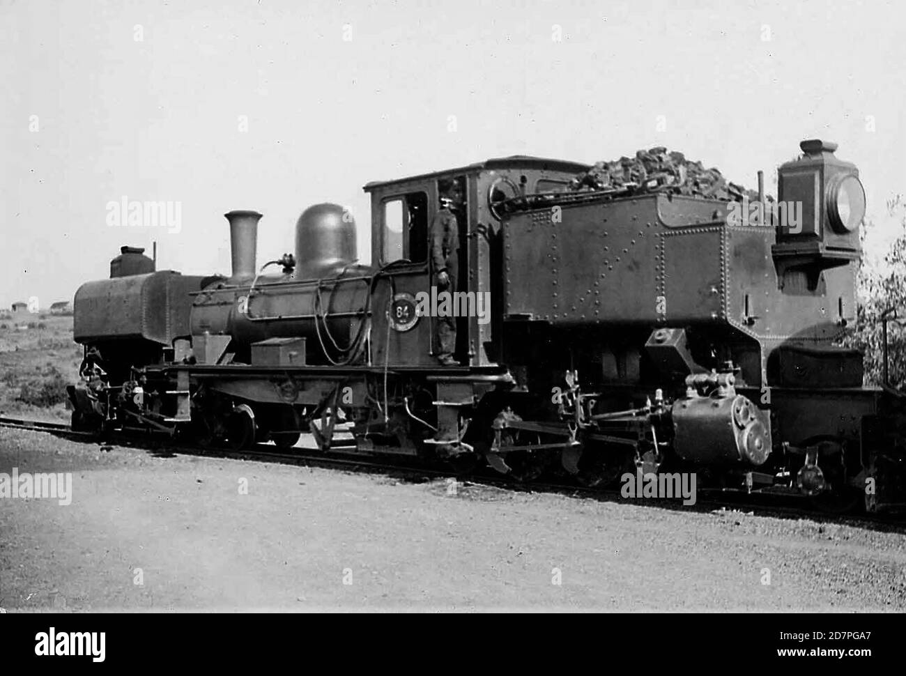 South Africa History:  Class NG G14 84 (2-6-2+2-6-2)Builder's works number: Hanomag 10747 ca.  1931 Stock Photo