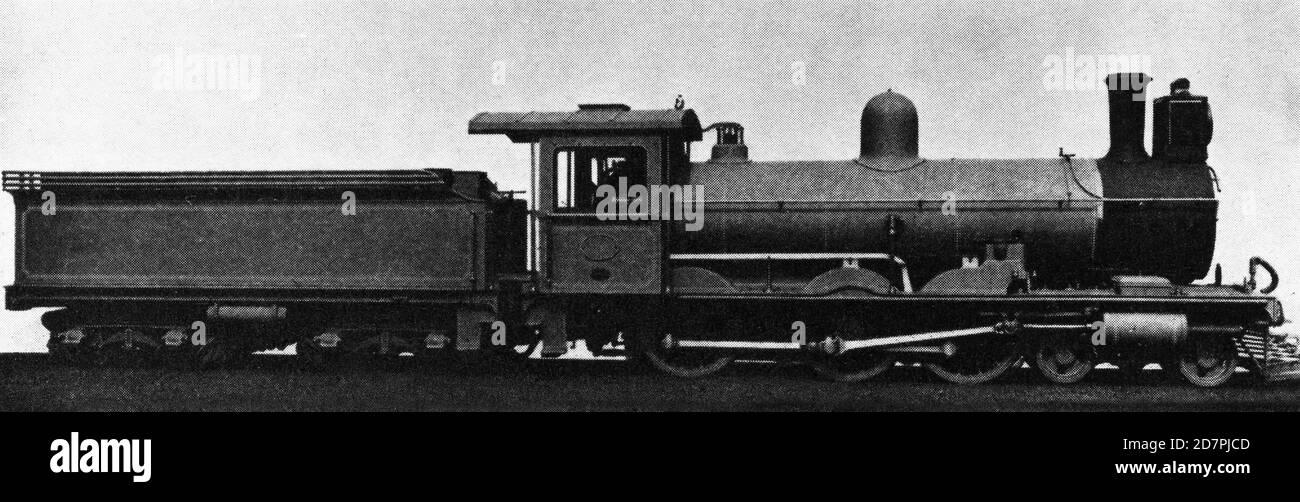 South Africa History: SAR Class MJ1 1673 (2-6-6-0) ca. 1930 Stock Photo -  Alamy