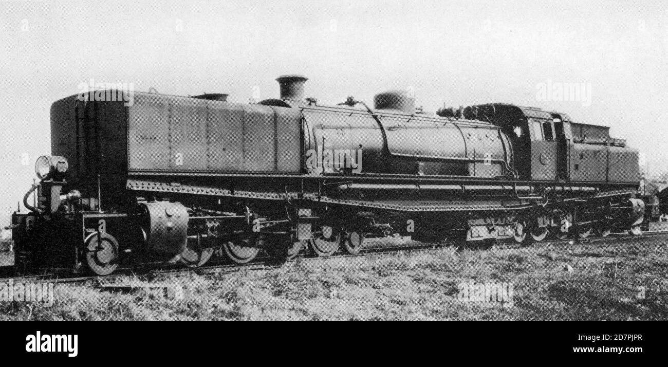 South Africa History: SAR Class MJ1 1673 (2-6-6-0) ca. 1930 Stock Photo -  Alamy