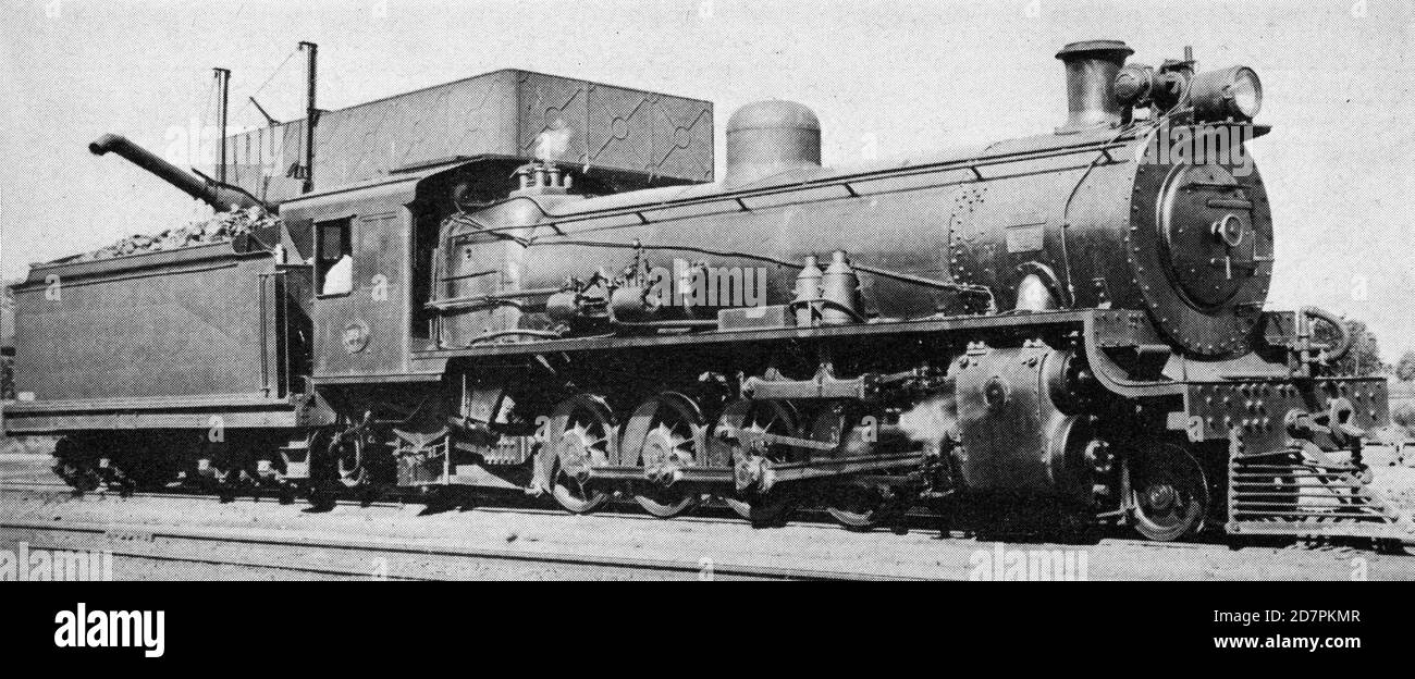 South Africa History: SAR Class MJ1 1673 (2-6-6-0) ca. 1930 Stock Photo -  Alamy