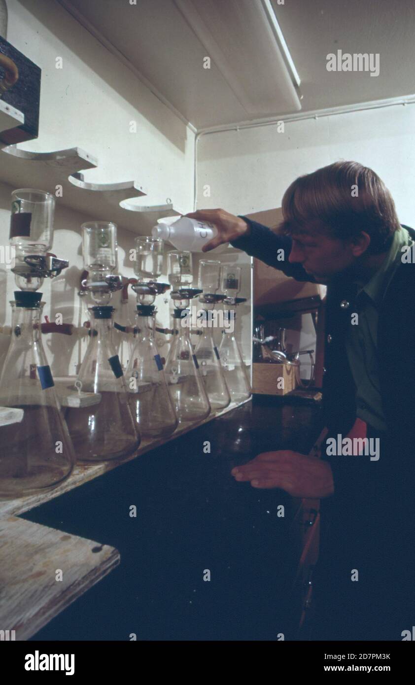 "The ""Martin Karlsen;"" a Canadian ship; is a floating laboratory from