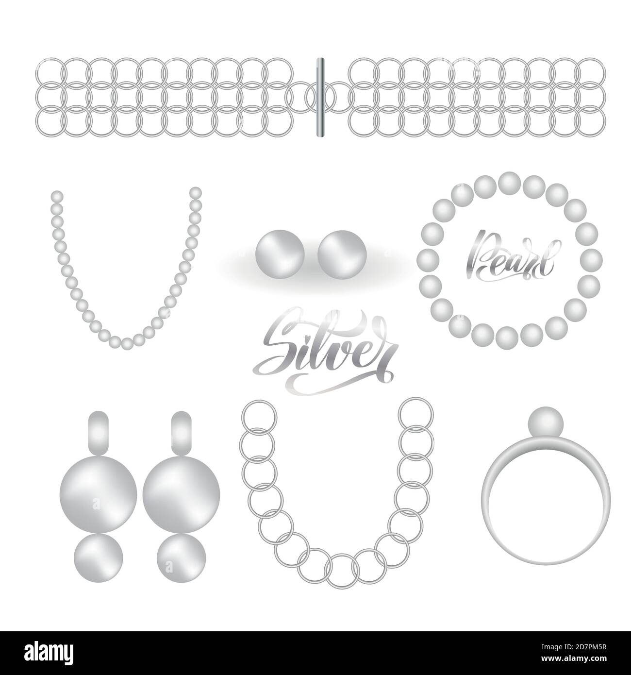 Premium Vector  Vector icons of jewelry bijou fashion accessories