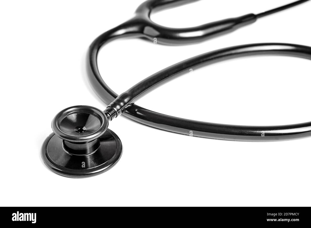 Black stethoscope isolated on white hi-res stock photography and images ...