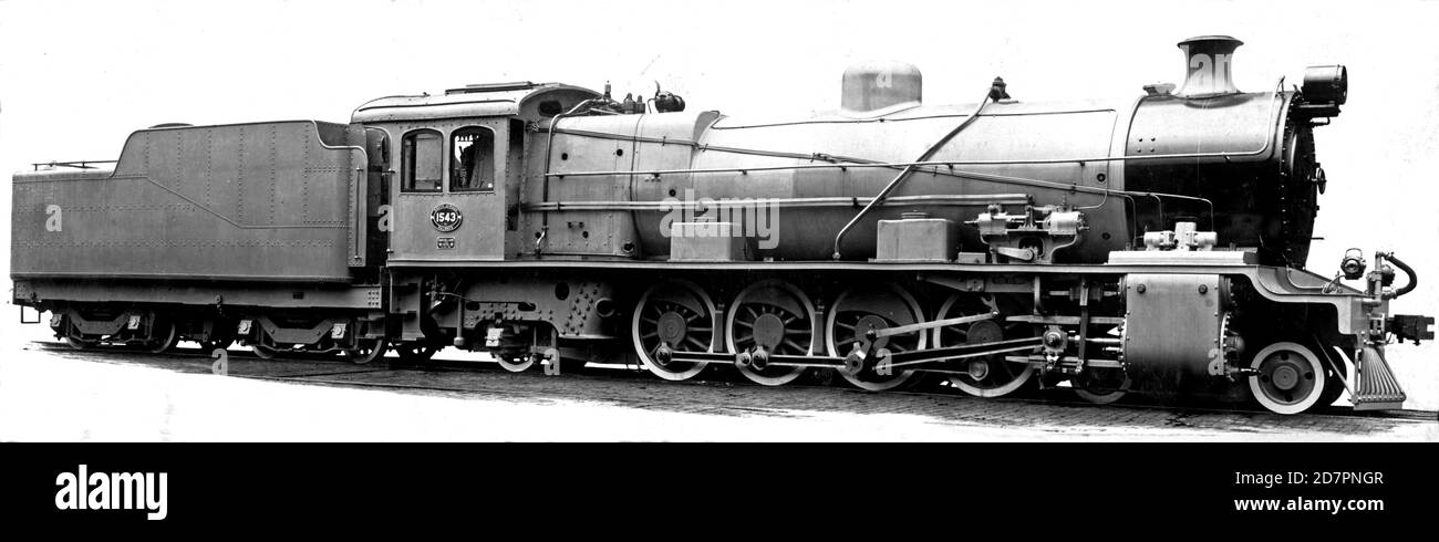 South Africa History: SAR Class MJ1 1673 (2-6-6-0) ca. 1930 Stock Photo -  Alamy