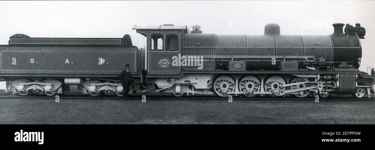 South Africa History: SAR Class MJ1 1673 (2-6-6-0) ca. 1930 Stock Photo -  Alamy