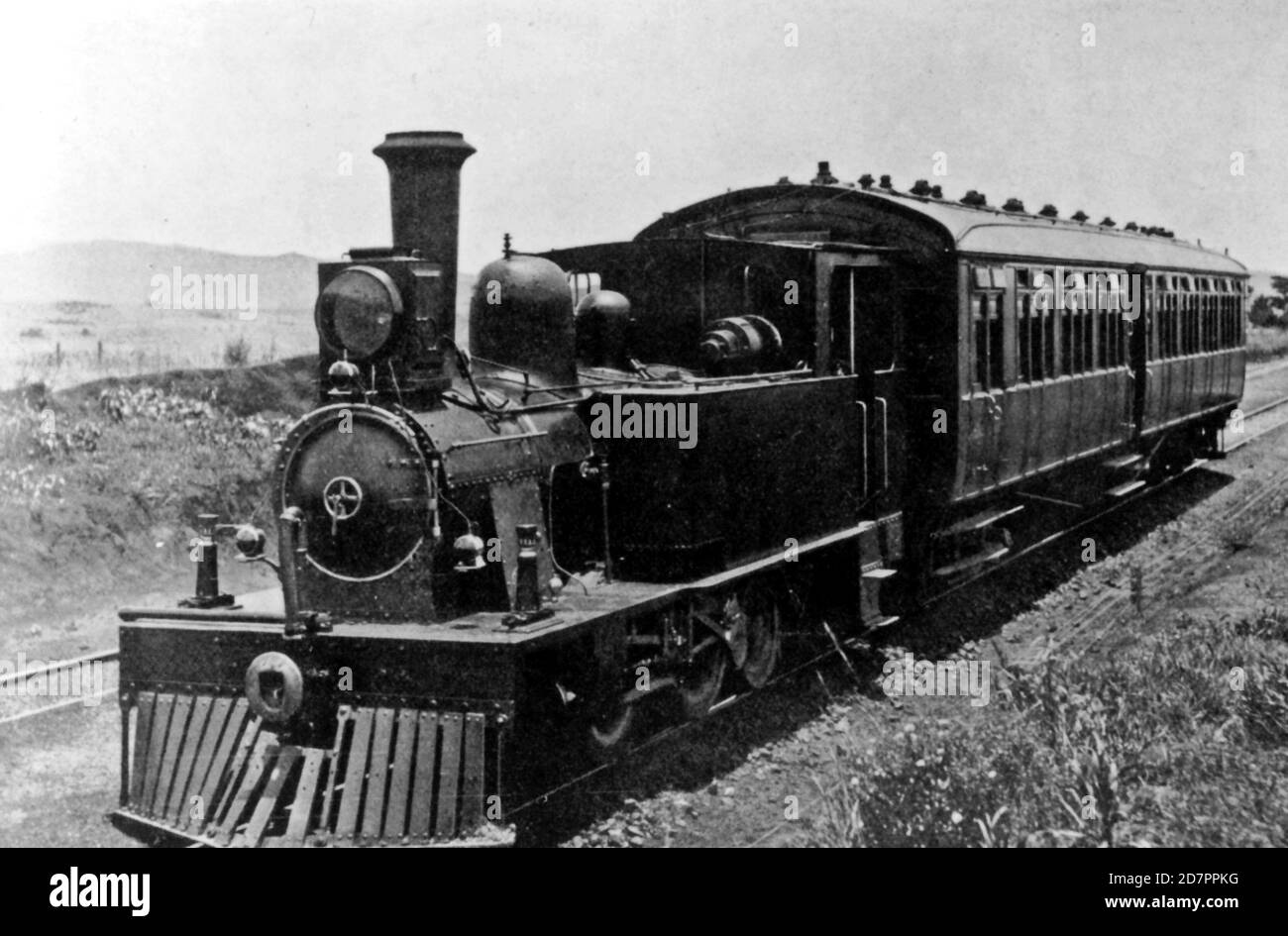 South Africa History:  NZASM 19 Tonner (0-4-2T) ca.   1912 Stock Photo