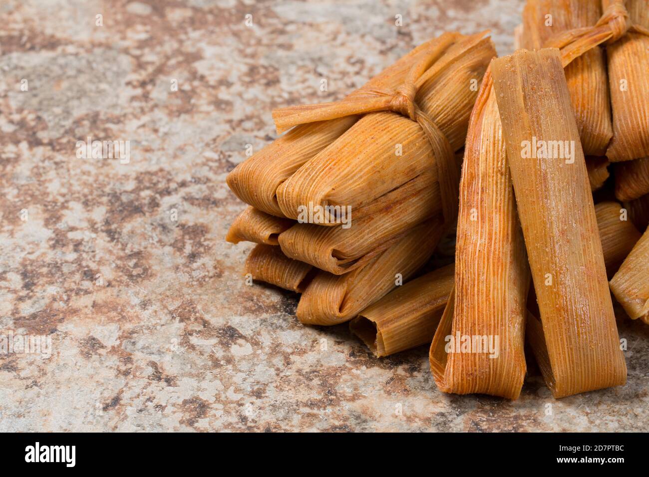 Isolated Tamales in Corn Husk Stock Photo Alamy