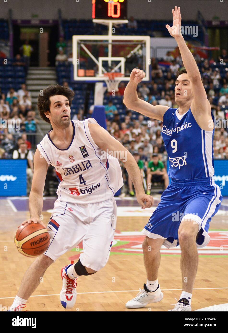 Milos Teodosic. Serbia Basketball National Team. FIBA OQT Tournament ...