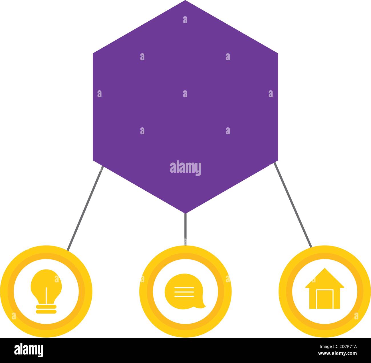 infographic rhombus chart with business related icons over white ...