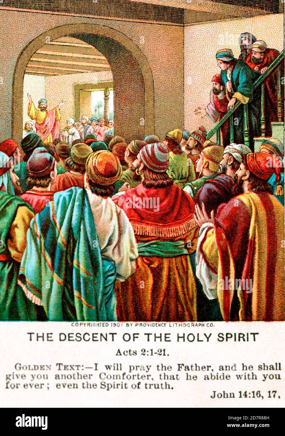 the-descent-of-the-holy-spirit-acts-2-stock-photo-alamy