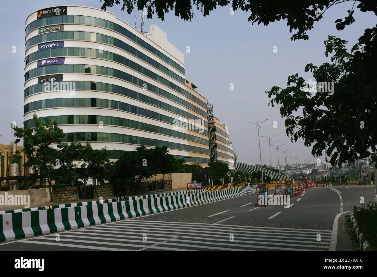 View Of Synchrony Financial Office Building In Hyderabad India Stock Photo Alamy