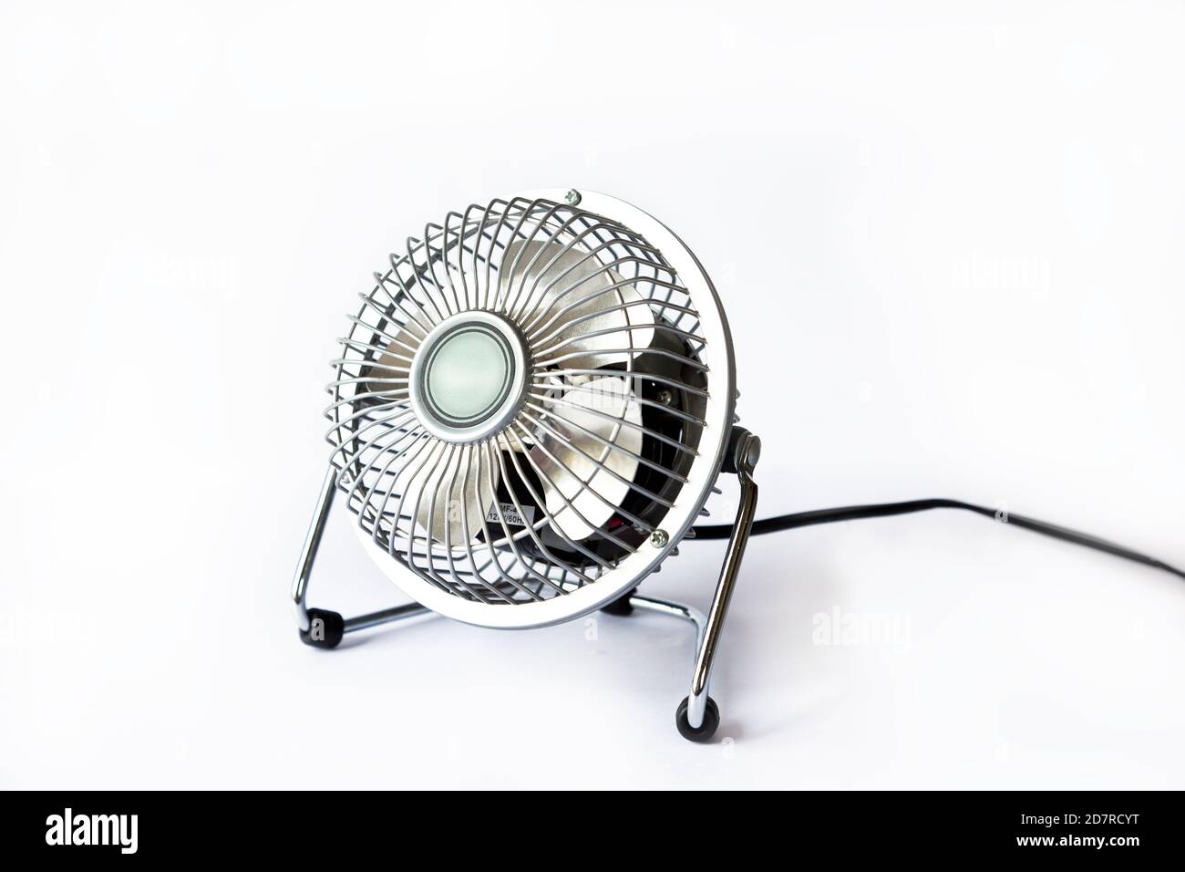 Closeup shot of a mechanical fan isolated on a white background Stock Photo  - Alamy
