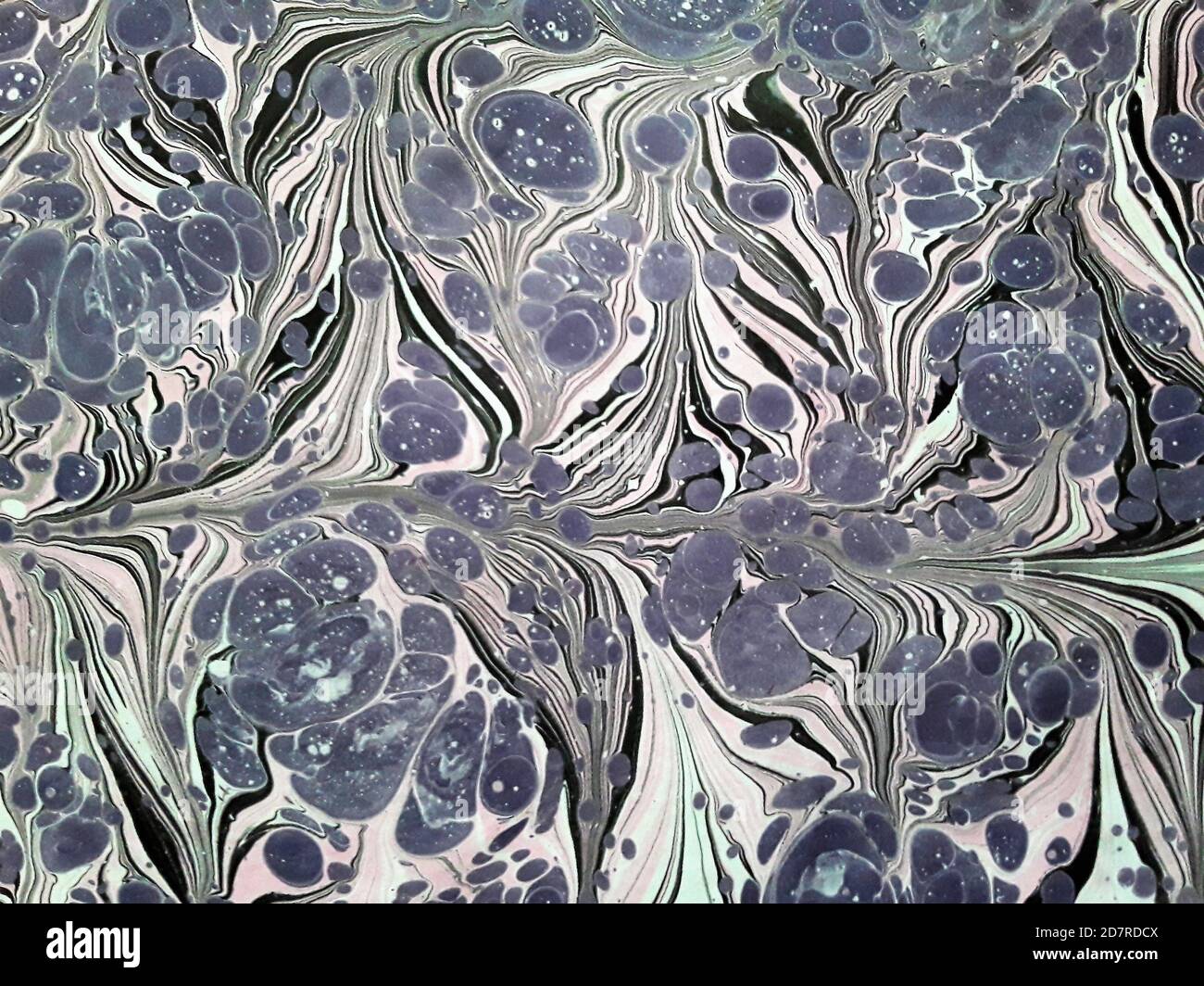 Lilac marbling illustration. Abstract wallpaper design. Stock Photo