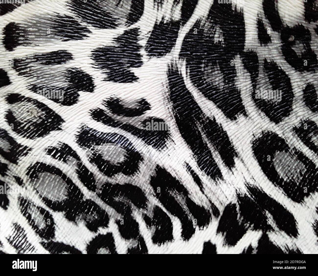 Stylized jaguar, cheetah skin seamless pattern. Animal print for textile design. Stock Photo