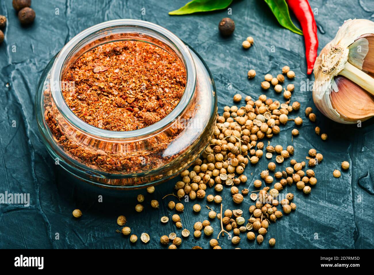 Spice or seasoning dry adjika,ingredients for adjika Stock Photo Alamy