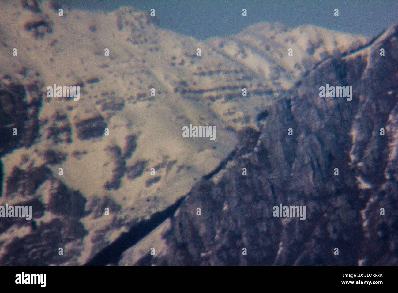 View of the Alps from Milan Stock Photo Alamy