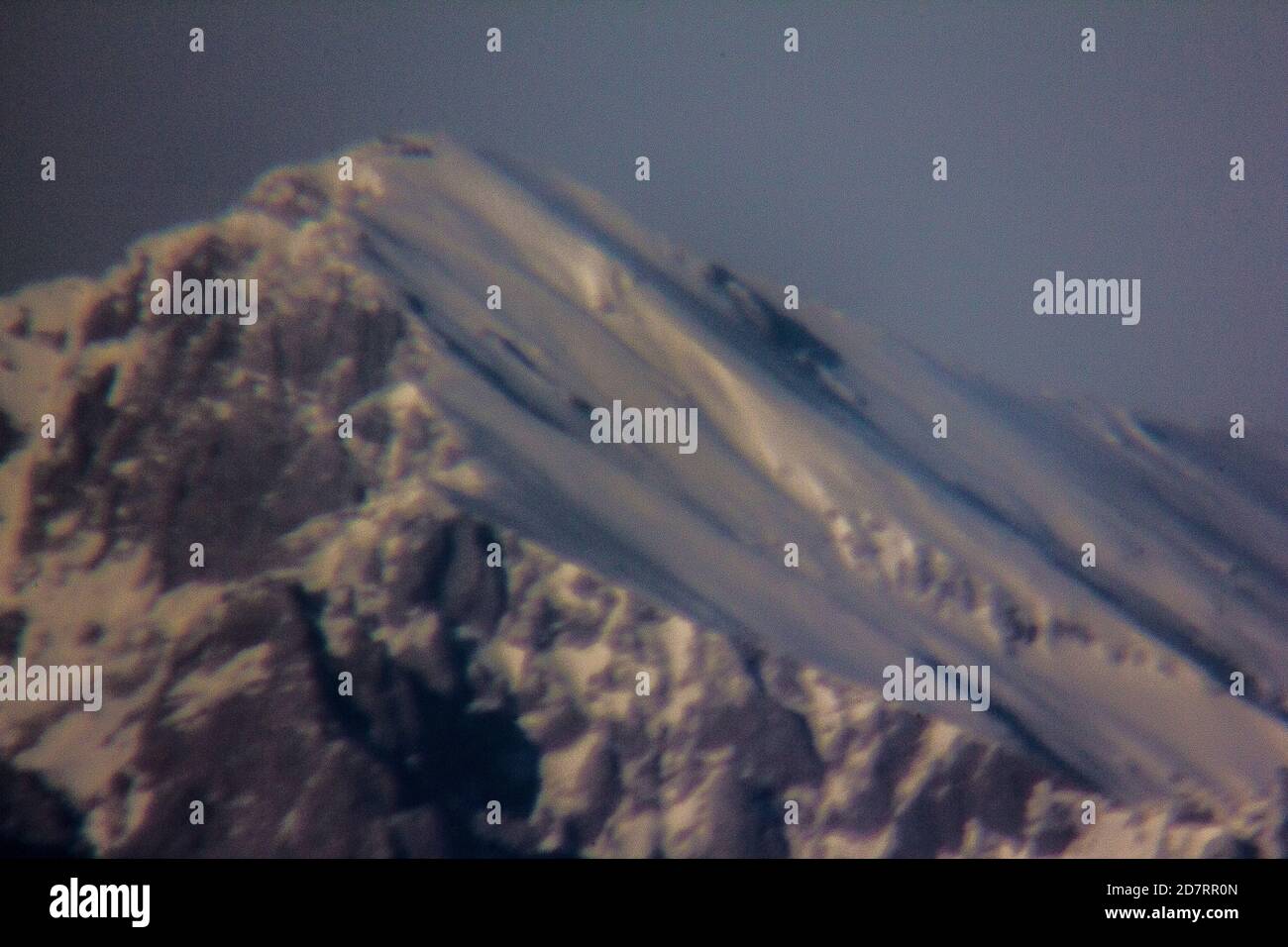 View of the Alps from Milan Stock Photo Alamy