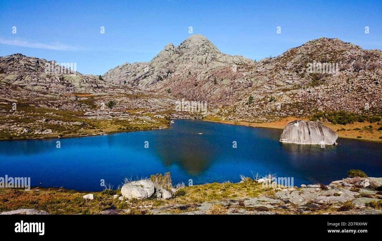 Lake in Peneda-Geres National Park, Portugal Stock Photo