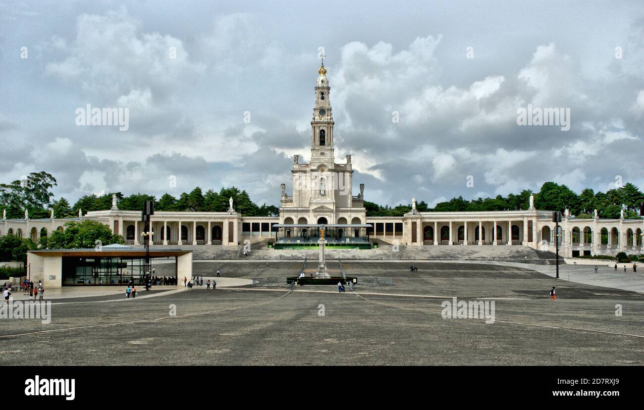 Fatima Tree Sanctuary of Our Lady of Fátima in Portugal Stock Photo - Alamy