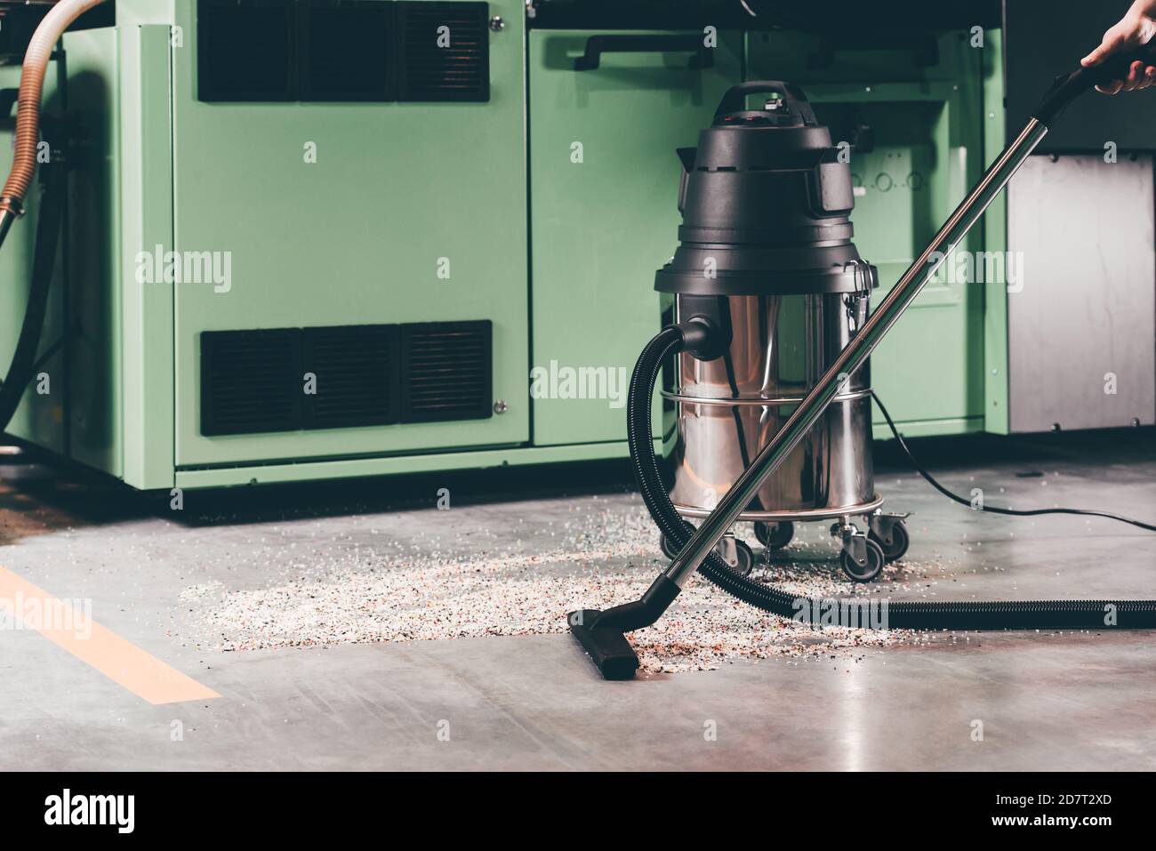 cleaning service. dust removal with vacuum cleaner Stock Photo Alamy