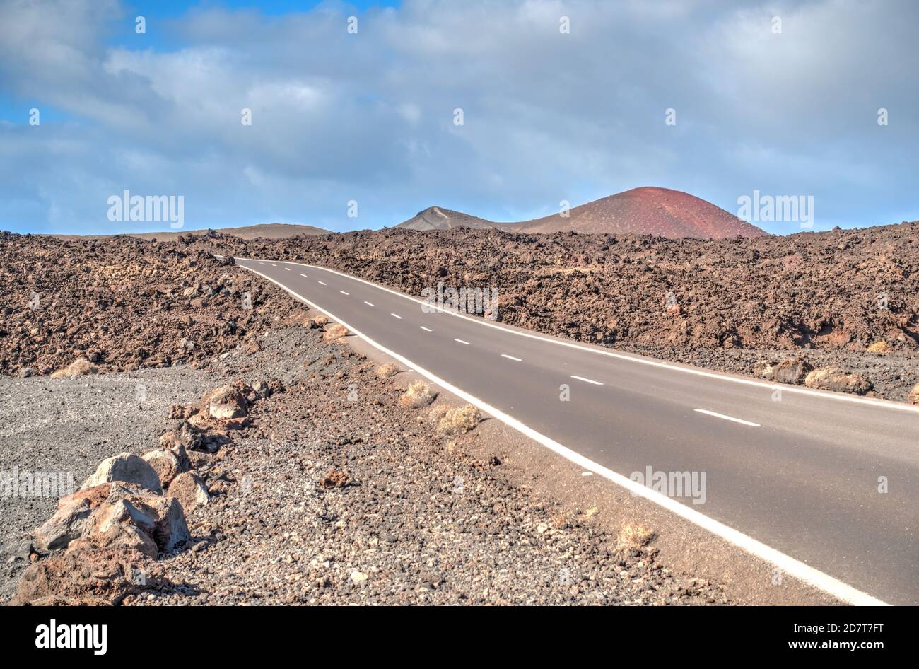 El Golfo and Lago Verde, Lanzarote, HDR Image Stock Photo Alamy