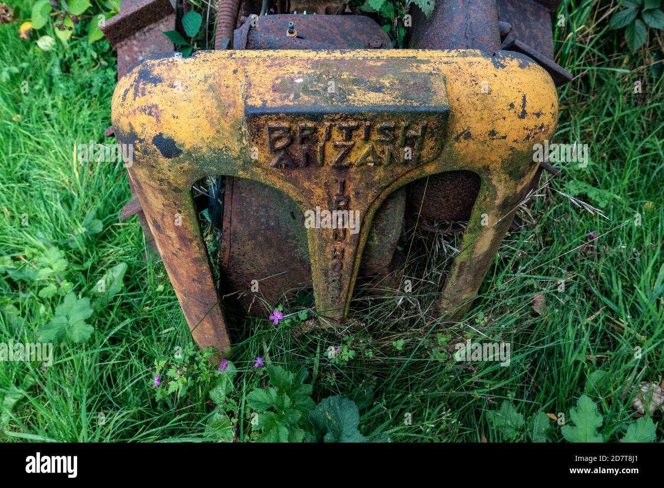 Closeup of Aazani antique tractor grill Stock Photo Alamy