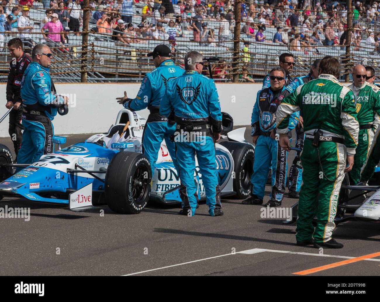 Indy 500 Race Day Stock Photo