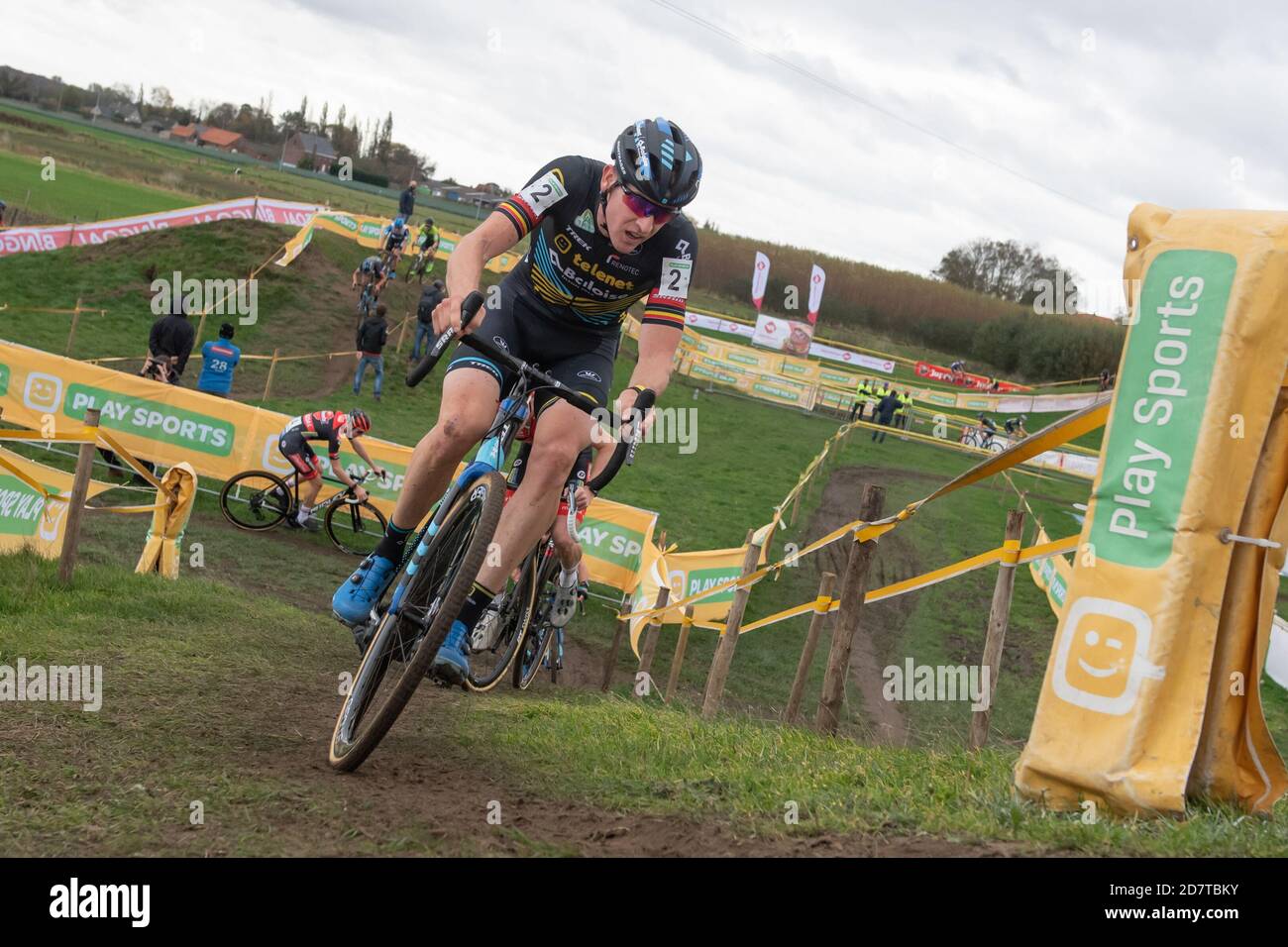 RUDDERVOORDE, BELGIUM OCTOBER 24 during the Superprestige Cyclocross