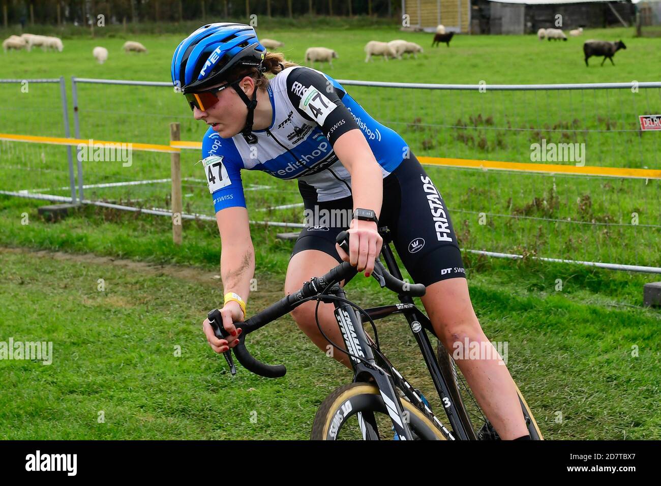 RUDDERVOORDE, BELGIUM - OCTOBER 24: Manon Bakker during the Superprestige  Cyclocross on October 24, 2020 in Ruddervoorde, Belgium (Photo by Jos  Kafoe/Orange Pictures)Manon Bakker Stock Photo - Alamy