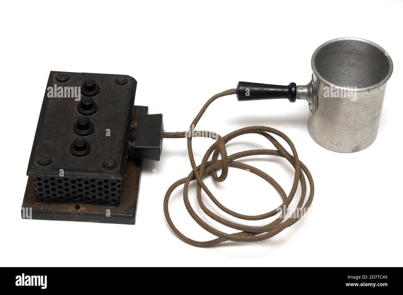 old electric liquid heater Stock Photo Alamy